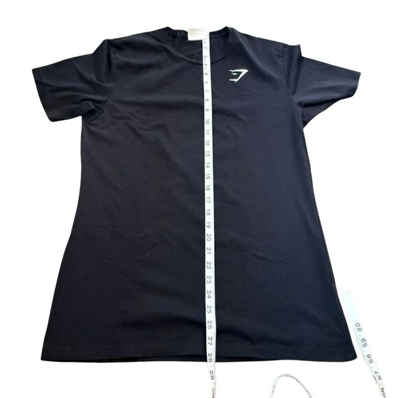 Gymshark Men's Essential Oversized Short Sleeve Active T-Shirt Black Size Medium - Picture 7 of 8